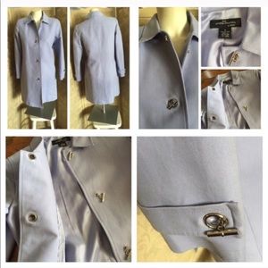 Periwinkle Coat Jacket NWOT